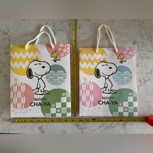Snoopy CHA-YA Gift Bags from Japan exclusive